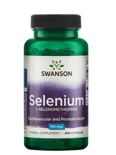 SWANSON SELEN (L-SELENOMETHION) 100 MCG 200 CAPSULES