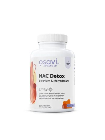 Osavi NAC Detox, Selenium & Molybdenum - 120 vegan capsules