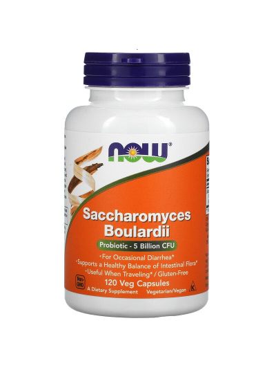 Now Foods Saccharomyces boulardii, 120 vegetarian Capsules