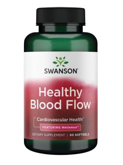 Swanson Healthy Blood Flow - With Wellemon 60 Capsules