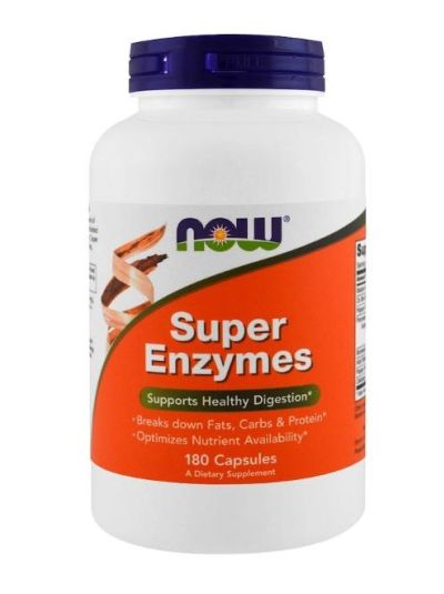 NOW FOODS SUPER ENZYMES 180 CAPSULES