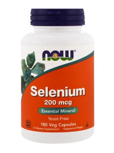 Now Foods Selenium 200 mcg 180 Vege Capsules