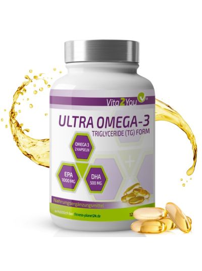 Vita2You Ultra Omega 3 Capsules 2000mg - High Dosage