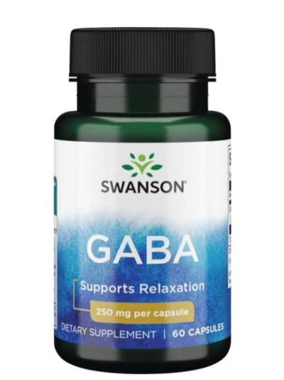 SWANSON GABA 250MG 60 CAPSULES