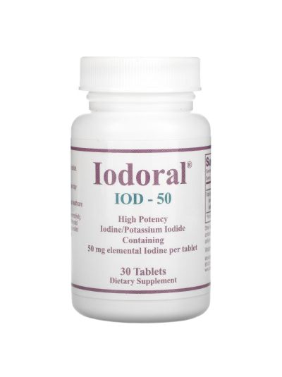 Optimox Corporation, Iodoral, 50 mg, 30 Tablets