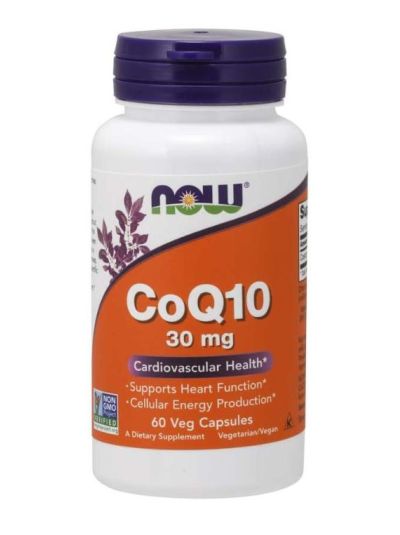 Now Foods CoQ10 30 mg 60 vegetarian capsules