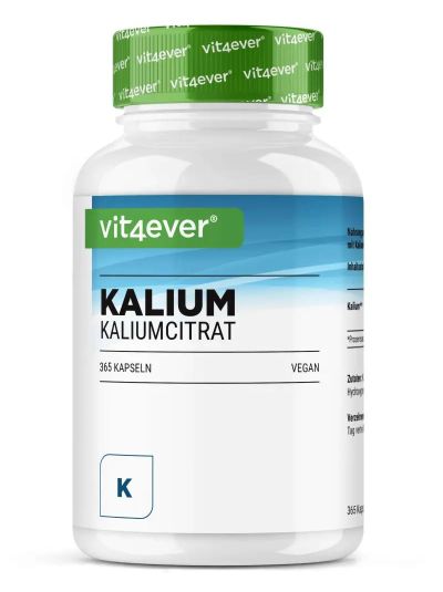 Vit4ever Potassium Citrate 365 Capsules