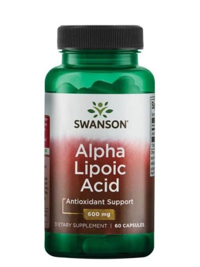 Swanson ALPHA LIPOIC ACID 600 MG 60 CAPSULES