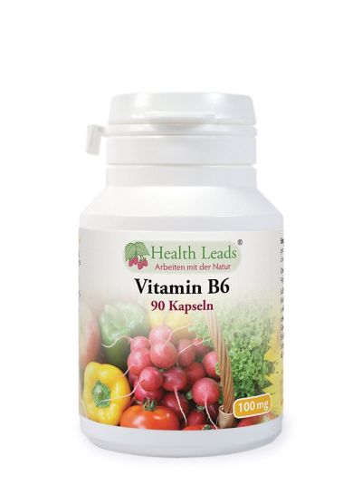 Health Leads Vitamin B6 (Pyridoxine) 100mg x 90 Capsule