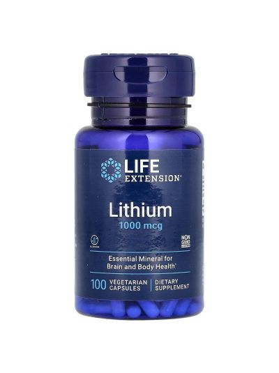 Life Extension, Lithium, 1,000 mcg, 100 Vegetarian Capsules