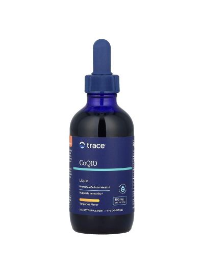 Trace Minerals, Liquid CoQ10, Tangerine, 4 fl oz (118 ml)