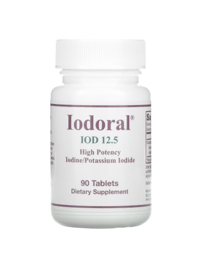 Optimox Corporation, Iodoral, IOD 12.5, 90 Tablets