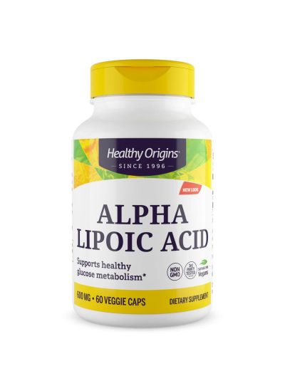 Healthy Origins, alpha-lipoic acid, depot, 600mg, 60 capsules