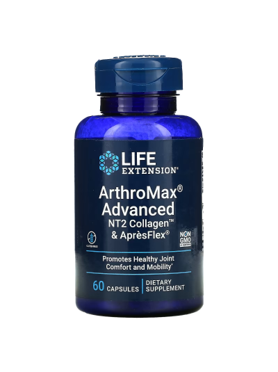 Life Extension, ArthroMax Advanced, NT2 Collagen & ApresFlex, 60 Kapseln