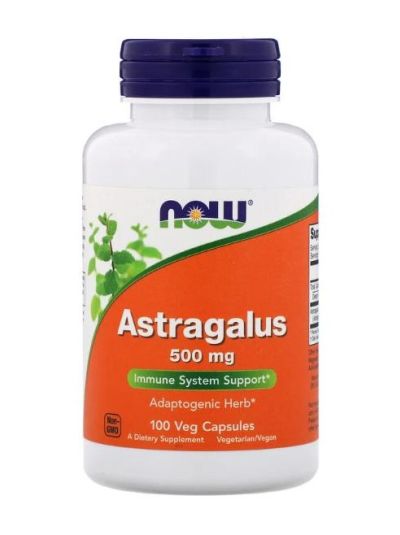 NOW FOODS ASTRAGALUS 500 MG 100 VEGETABEL CAPSULES