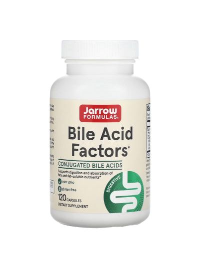 Jarrow Formulas, Bile Acid Factors, 120 Capsules