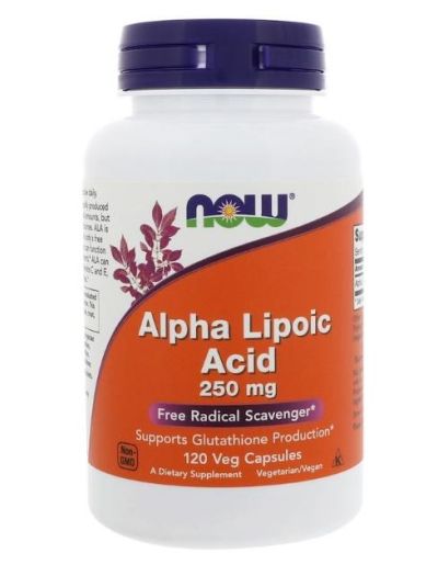 Now Foods Alpha Lipoic Acid 250 mg 120 Veg-CAPSULES