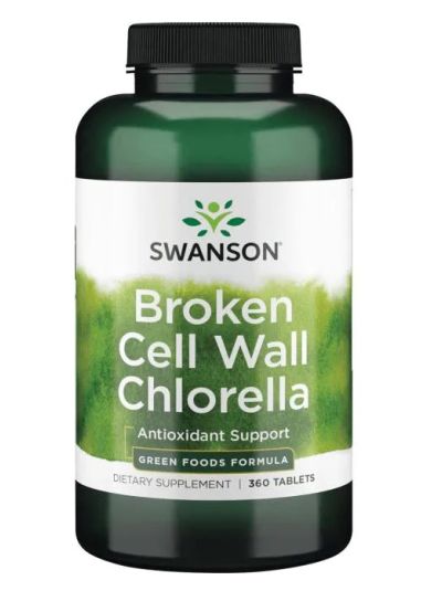 Swanson- Broken Cell Wall Chlorella 500mg 360TB