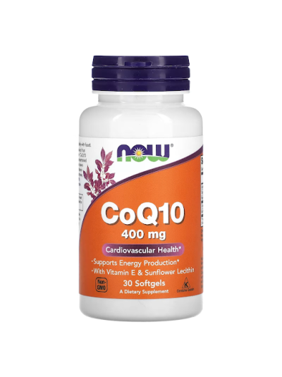 NOW Foods, CoQ10 , 400 mg , 30 Softgels