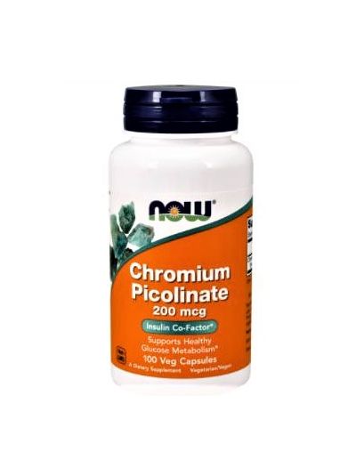 Now Foods Chromium Picolinate 200 mcg 100 Capsules