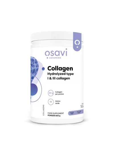 Osavi Collagen Peptides - Hydrolyzed Type 1 & 3 - 600 grams