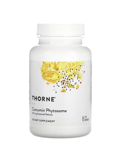 Thorne Research, Curcumin Phytosome, Sustained Release, 500 mg, 120 Capsules