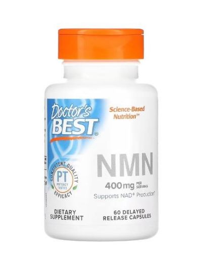 Doctor's Best NMN, 400mg - 60 delayed release caps 