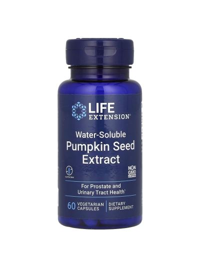 Life Extension, Water-Soluble Pumpkin Seed Extract, 60 Vegetarian Capsules