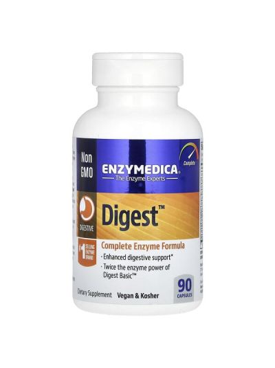 Enzymedica, Digest, Complete Enzyme Formula, 90 Capsules