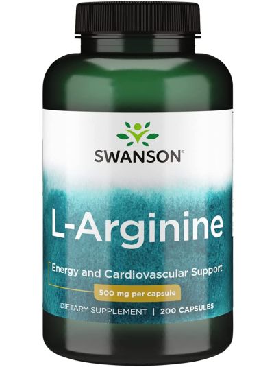 Swanson L-Arginine 500mg 200 Capsules