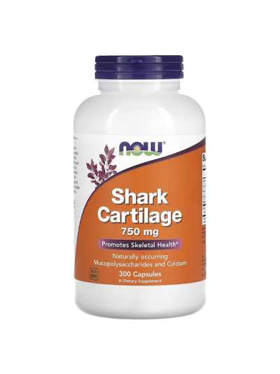 NOW Foods, Shark Cartilage, 750 mg, 300 Capsules