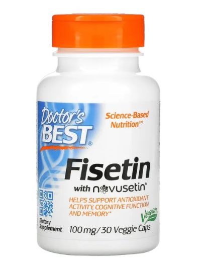 DOCTOR'S BEST FISETIN WITH NOVUSETIN 100 MG 30 CAPSULES
