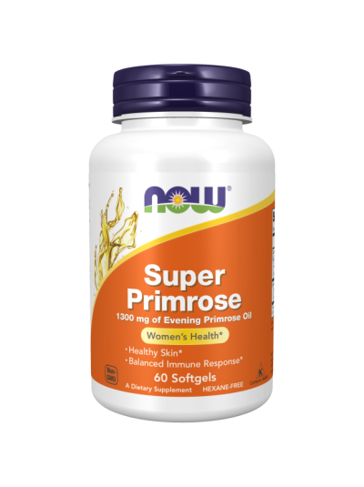 NOW Foods Super Primrose Oil 1300 mg 60 Softgel