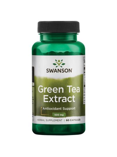 SWANSON GREEN TEA EXTRACT 500MG 60 CAPSULES