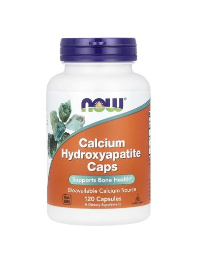 Now Foods Calcium Hydroxyapatite Caps 120 Capsules