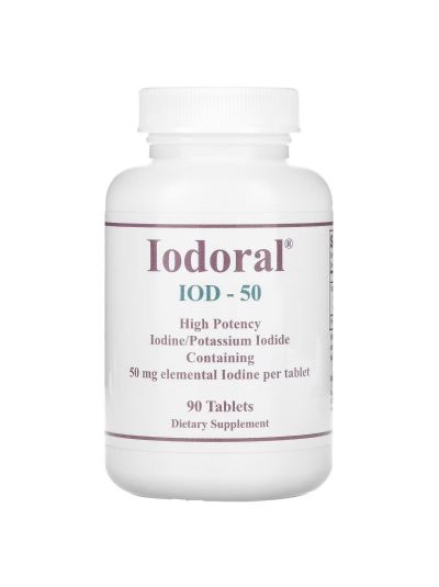 Optimox Corporation, Iodoral, 50 mg, 90 Tablets