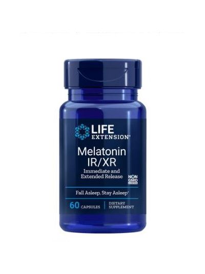 Life extension MELATONIN IR/XR, 1.5 MG 60 capsules