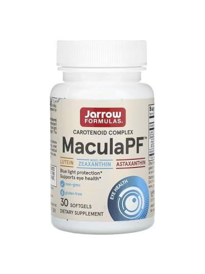 Jarrow Formulas MaculaPF, Blue Light Protection, 30 Softgels