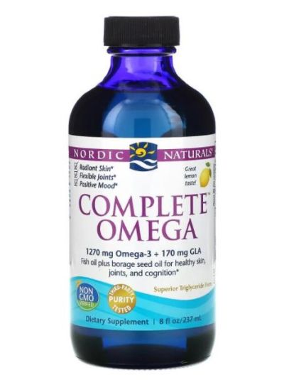 Nordic Naturals Complete Omega, Lemon, 237 ml