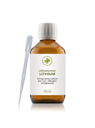 Vitalundfitmit100 Lithium Orotat 500 ppm 250 ml