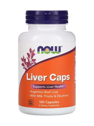 Now Foods BEEF LIVER, DEFAT AND DRIED 100 CAPS