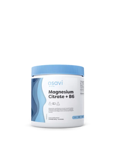 Osavi Magnesium Citrate + B6 Powder - 250 grams