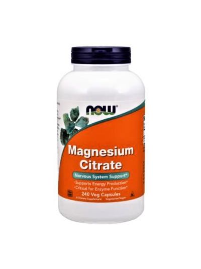 Now Foods Magnesium Citrate 240 Veg Capsules