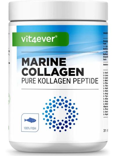 Vit4ever Marine Collagen - Fish Collagen, 100% No Additives, 500 g