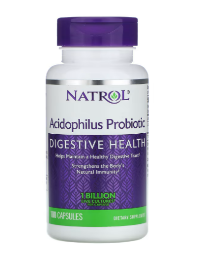 NATROL, ACIDOPHILUS PROBIOTIC, 1 BILLION, 100 CAPSULES