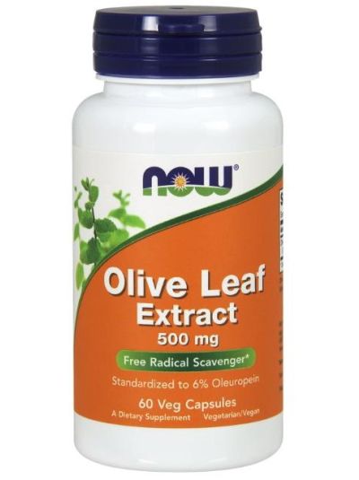 NOW FOODS OLIVE LEAF EXTRACT, 500 MG 60 VEG-CAPSULES