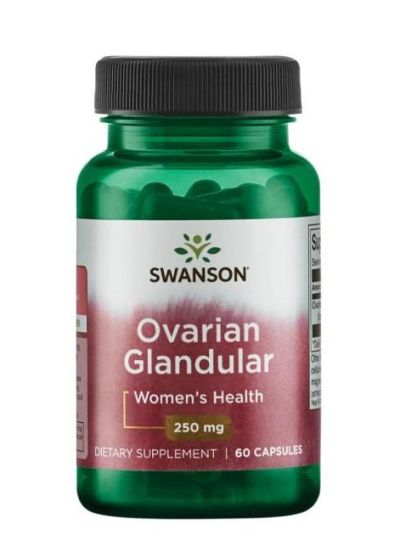 SWANSON OVARIAN GLANDULAR OVARY GLAND (BOVINE) 250 MG 60 CAPSULES