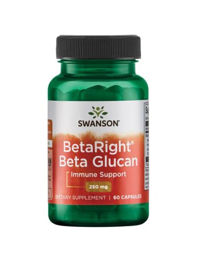 Swanson Betaright Beta Glucan 250 mg 60 Caps