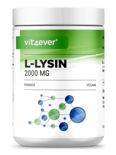 Vit4ever L-Lysin HCL powder, 500g