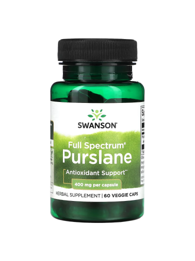 Swanson, Full Spectrum Purslane, 400 mg, 60 Veggie Caps